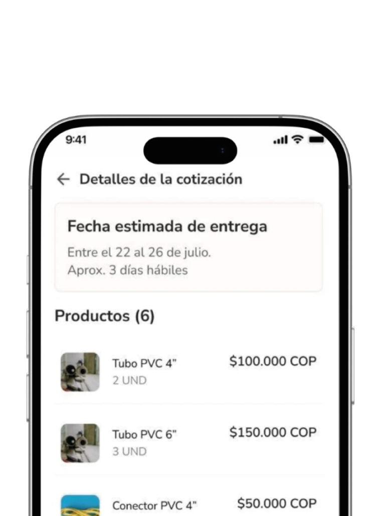 Cotizacion de materiales